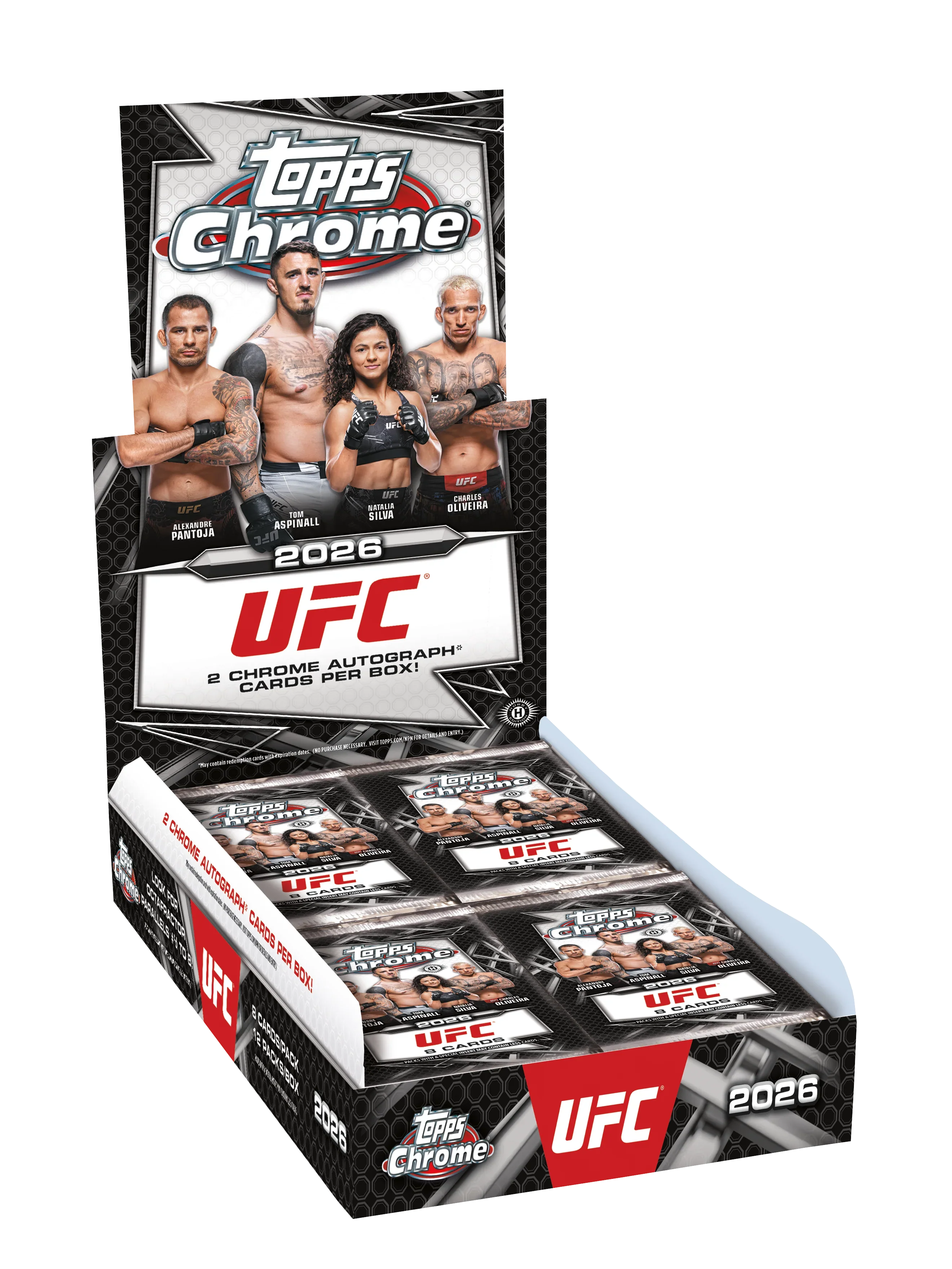 2026 Topps Chrome UFC Hobby Box