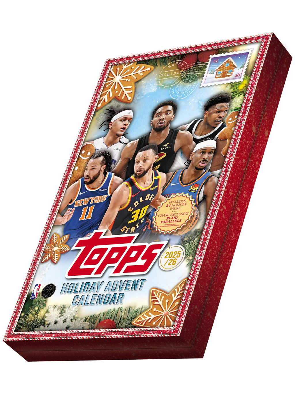 2025/26 Topps Holiday Basketball Countdown Advent Calendar