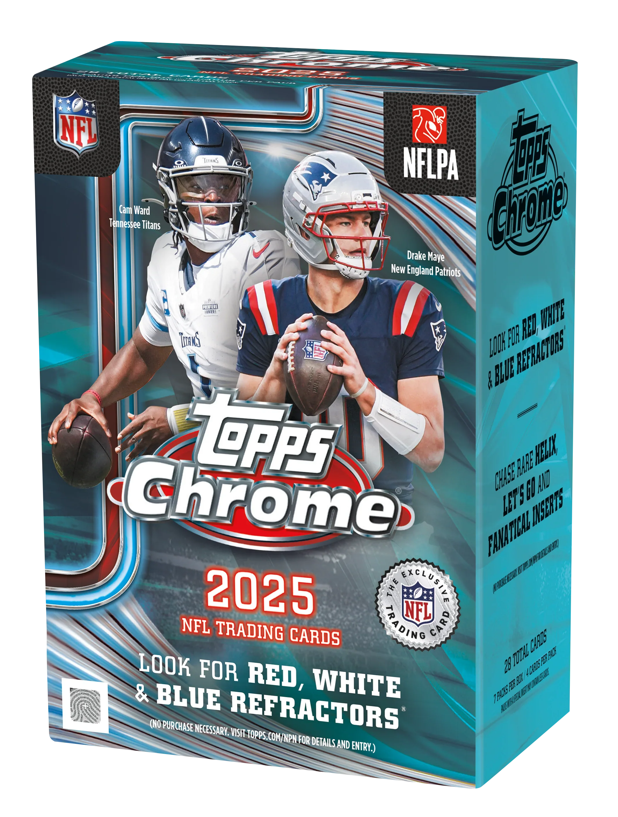 2025 Topps Chrome NFL Value Box
